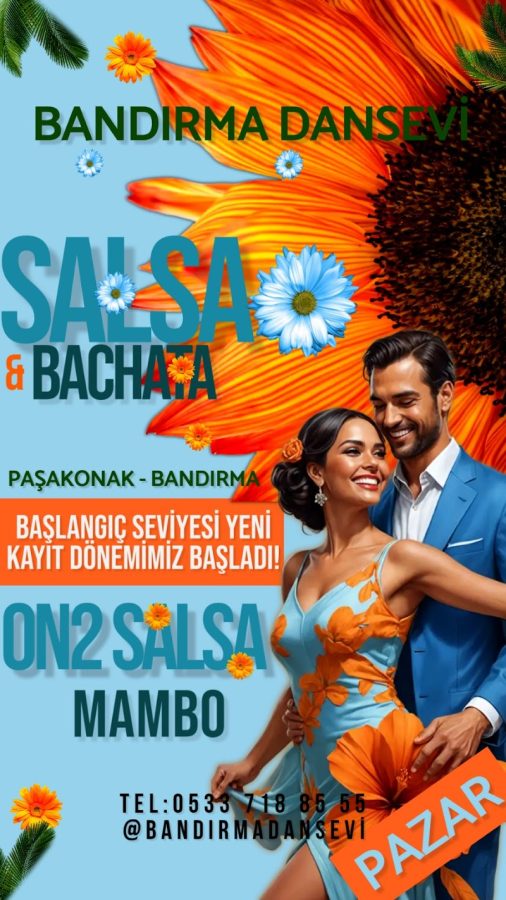 Bandırma Dansevi Salsa, Bachata, Tango, Zumba, Zeybek, Yoga, Pilates, Hiphop